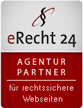 Wir sind Partner-Agentur von eRecht24